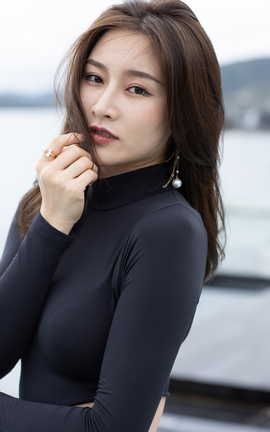 精选街拍作品 NO.0261 范家辉大理旅拍 第六篇 黑色长裙美女 part4_丽丝库