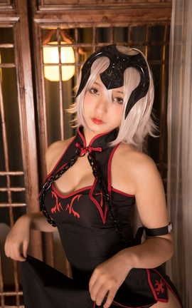 神楽坂真冬-旗袍黑贞_丽丝库