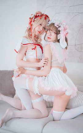 韩国写真杂志-DJAWA SonSon Mozzi Spring Comes Twice_丽丝库