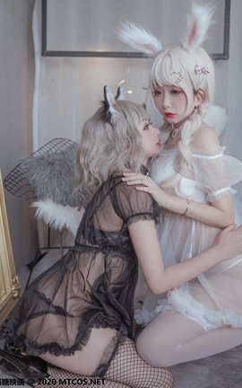 喵糖映画 VOL.200 黑猫与白兔_丽丝库