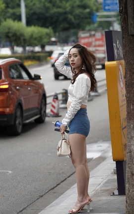 精选街拍作品 NO.0278 一筒街拍作品 热裤女孩 part3_丽丝库