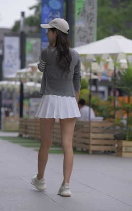 精选街拍作品 NO.1426 一始街拍作品 捧花的女孩 part3_丽丝库