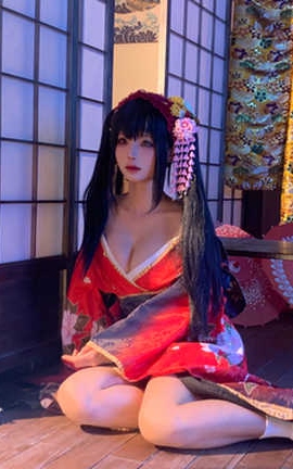 蠢沫沫 狂三和服cos part4_丽丝库