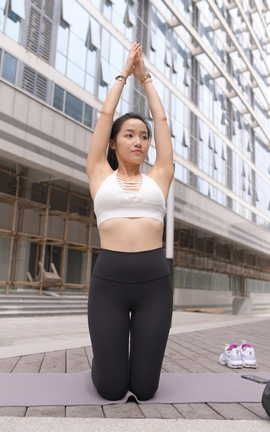 精选街拍作品 NO.0193 黑色瑜伽裤美女1 part5_丽丝库