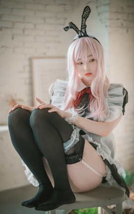 韩国写真DJAWA NO.065 Sheer Bunny Maid_丽丝库