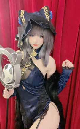 衣衣 碧蓝航线 柴郡旗袍_丽丝库