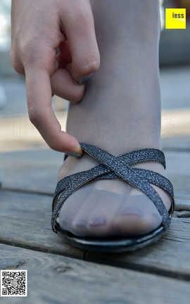 异思趣向IESS 丝享家  2018.12.04  No.374：七七 – 七七脚尖加固灰丝_丽丝库