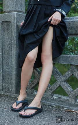 见新摄影 NO.002 一厘甜酒 公园JK制服棉袜_丽丝库