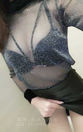 完具酱(完具小朋友)-17.07 黑色透明毛衣_丽丝库