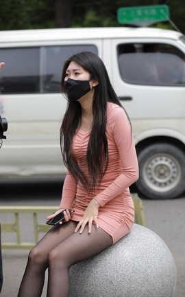 精选街拍作品 NO.0262 黑丝包臀裙街拍美女 part2_丽丝库