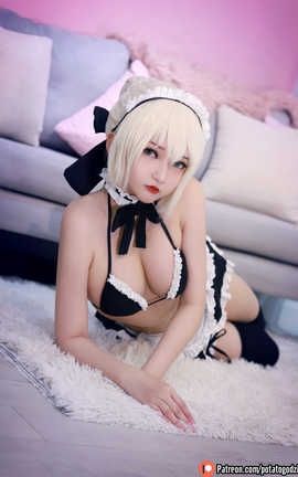Potato Godzilla-Saber Alter Maid_丽丝库