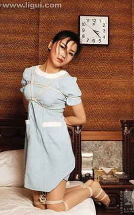 丽柜LiGui写真 2009.03.02 足療妹被繩子束縛 模特 尤美