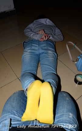 站前女神 恋足美腿棉袜女神级摄影套图 073