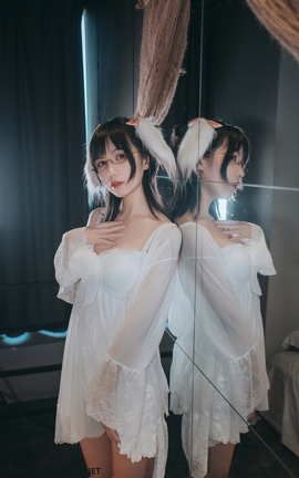 喵糖映画 VOL.139 白色私房睡裙_丽丝库