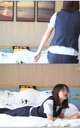 袜啵啵BoBoSocks NO.038 小甜豆-建行行服高跟鞋厚黑丝[1920X1080][]_丽丝库