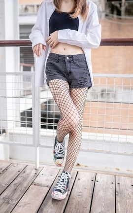 喵糖映画 VOL.422 网袜少女_丽丝库