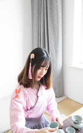 物恋传媒 No.109 猫耳 小众汉服与肉丝的巧妙搭配_丽丝库