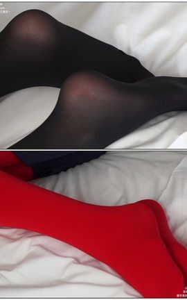 袜啵啵BoBoSocks NO.132 小甜豆-aj1板鞋蓝色短靴厚黑丝厚红丝[1920X1080][]_丽丝库