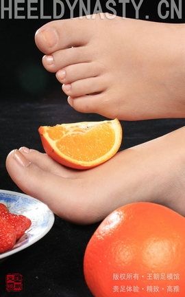 王朝贵足 No.003 安安完美晶莹裸足缤纷水果盛宴足踩系列