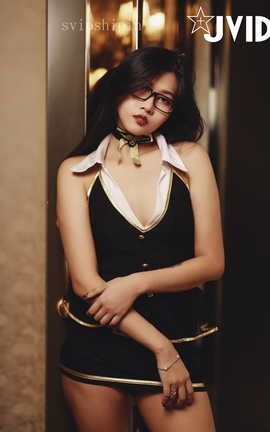 JVID-夏琪菈  混血空姐解禁  蜜桃奶混血_丽丝库