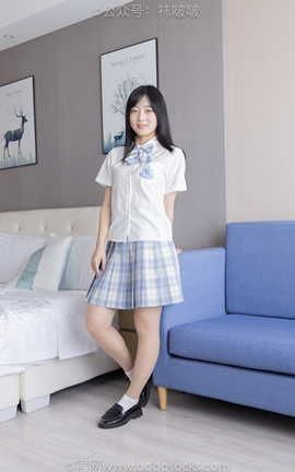 袜啵啵BoBoSocks NO.068 菠萝-JK制服皮鞋短白棉袜肉丝_丽丝库