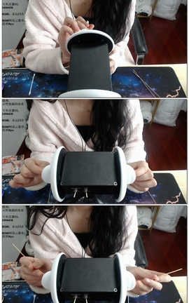 灵性饱满的欢欢(斗鱼)-无人声催眠 棉签鹅毛棒掏耳朵[25分24秒][936M]_丽丝库