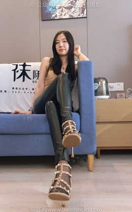 袜啵啵BoBoSocks NO.191 小甜豆-高跟鞋、黑丝（脚尖微加固款）、皮裤裤里丝_丽丝库