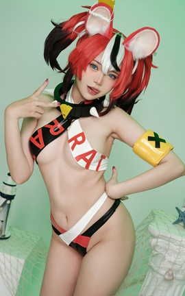 ZinieQ-Hakos Baelz Pole Dancing_丽丝库