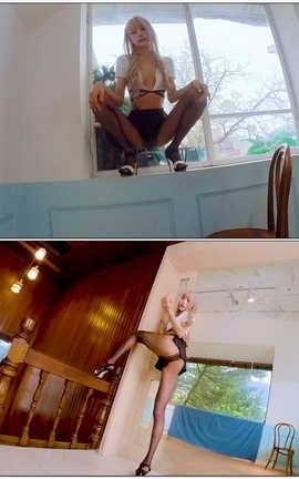 韩国写真Bimilstory vol.13 No Panty Stocking ChallengeV2[2560X1440 11分45秒]_丽丝库