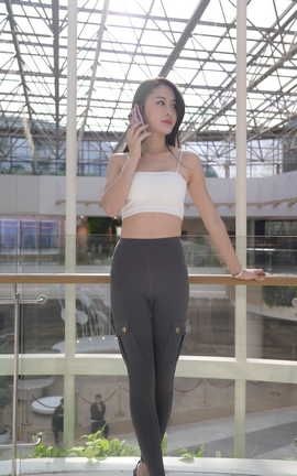 精选街拍作品 NO.0190 紧身瑜伽裤 part5_丽丝库