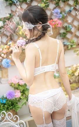 香草喵露露 - 白色玫瑰_丽丝库