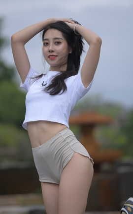 精选街拍作品 NO.0396 红石旅拍摄影作品 热裤女孩 part5_丽丝库