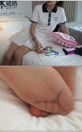 袜啵啵BoBoSocks NO.096 小甜豆-板鞋白棉袜油亮肉丝[1920X1080][]_丽丝库