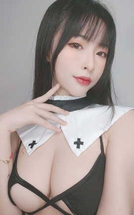 清水由乃-NO.009  黑si修女_丽丝库