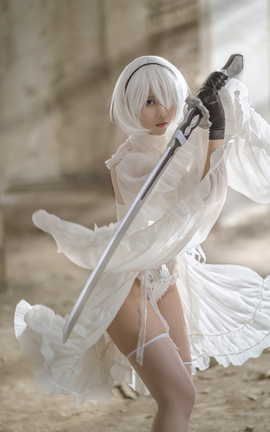 镜酱 - 2B白色婚纱&amp;爱宕