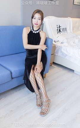 袜啵啵BoBoSocks NO.113 果果-高跟鞋黑色网袜_丽丝库