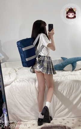 仙仙桃-JK灰色书包_丽丝库