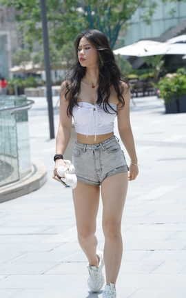 精选街拍作品 NO.1324 凯恩街拍作品 丰腴热裤 part6_丽丝库