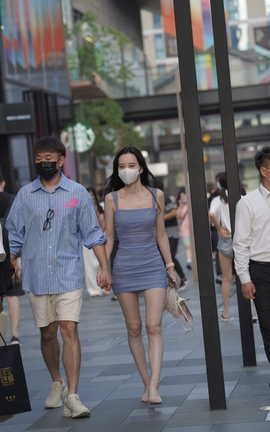 精选街拍作品 NO.1508 包臀裙女友_丽丝库