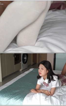 袜啵啵BoBoSocks NO.052 瑶瑶-JK制服帆布鞋白棉袜裸足[1920X1080][]_丽丝库