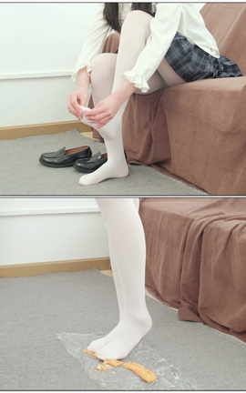 森萝财团 有料 019 吸吸 白丝少女的百褶裙_丽丝库