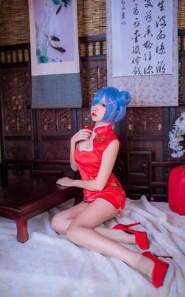 二佐Nisa-蕾姆 旗袍_丽丝库