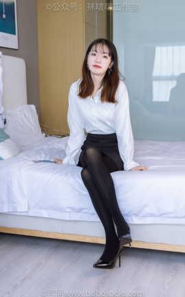 袜啵啵BoBoSocks NO.090 小甜豆-高跟鞋厚黑丝_丽丝库