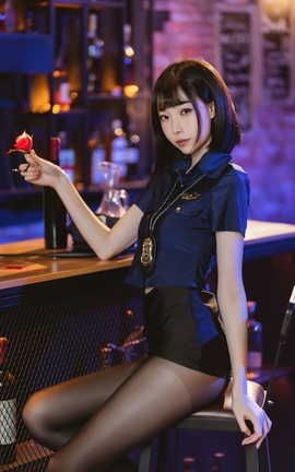 许岚LAN 黑丝女警_丽丝库