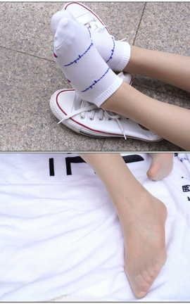 袜啵啵BoBoSocks NO.001 小甜豆-帆布鞋白棉袜肉丝[1920X1080][]_丽丝库