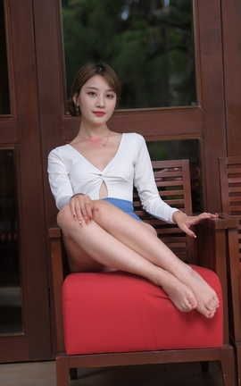 精选街拍作品 NO.0395 视觉冲击旅拍摄影作品 蓝色泳装女孩 part1_丽丝库