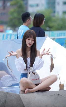 精选街拍作品 NO.1316 凯恩街拍作品 清新可爱的热裤女孩 part4_丽丝库