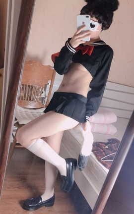 小结巴-JK猫耳娘超短裙 part3_丽丝库