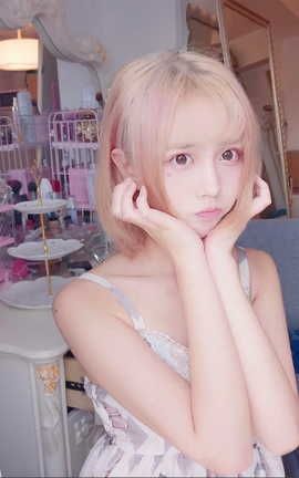 悠宝三岁(巨乳萝莉&念雪)-白色长筒过膝袜_丽丝库