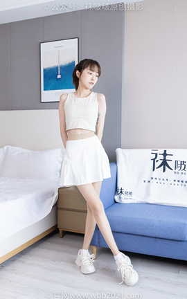 袜啵啵BoBoSocks NO.424 稚予-运动鞋、白棉袜、肉丝、腰丝_丽丝库